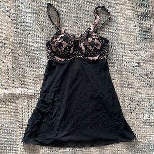 AUDEN LINGERIE BABYDOLL DRESS